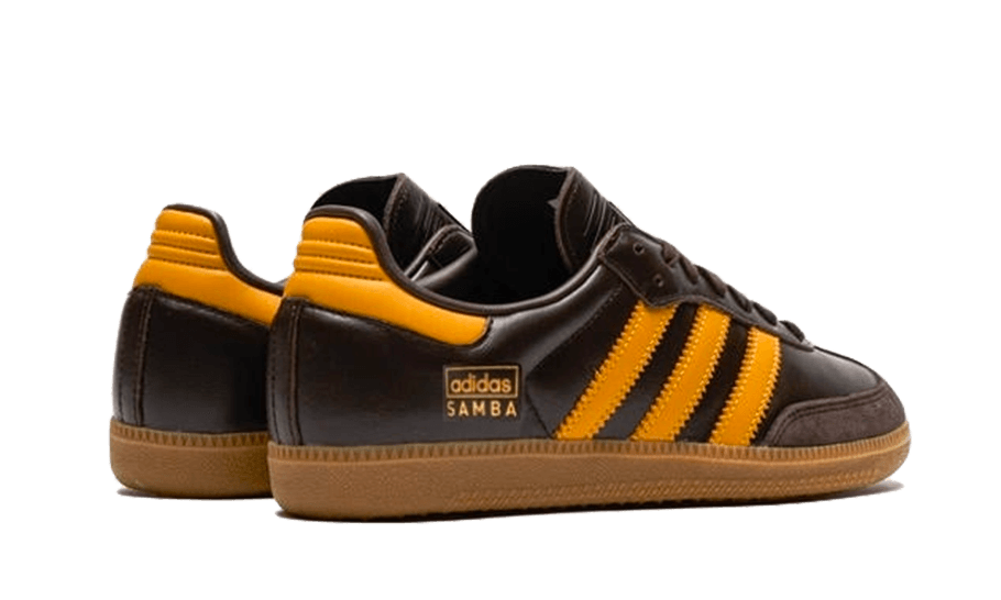 adidas Samba OG Tmavě hnědá žlutá