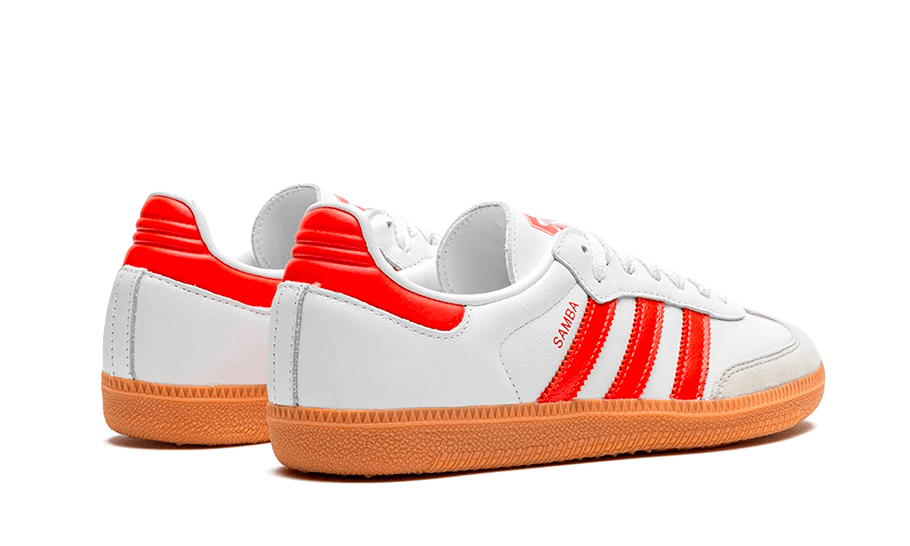 adidas Samba OG White Solar Red Gum