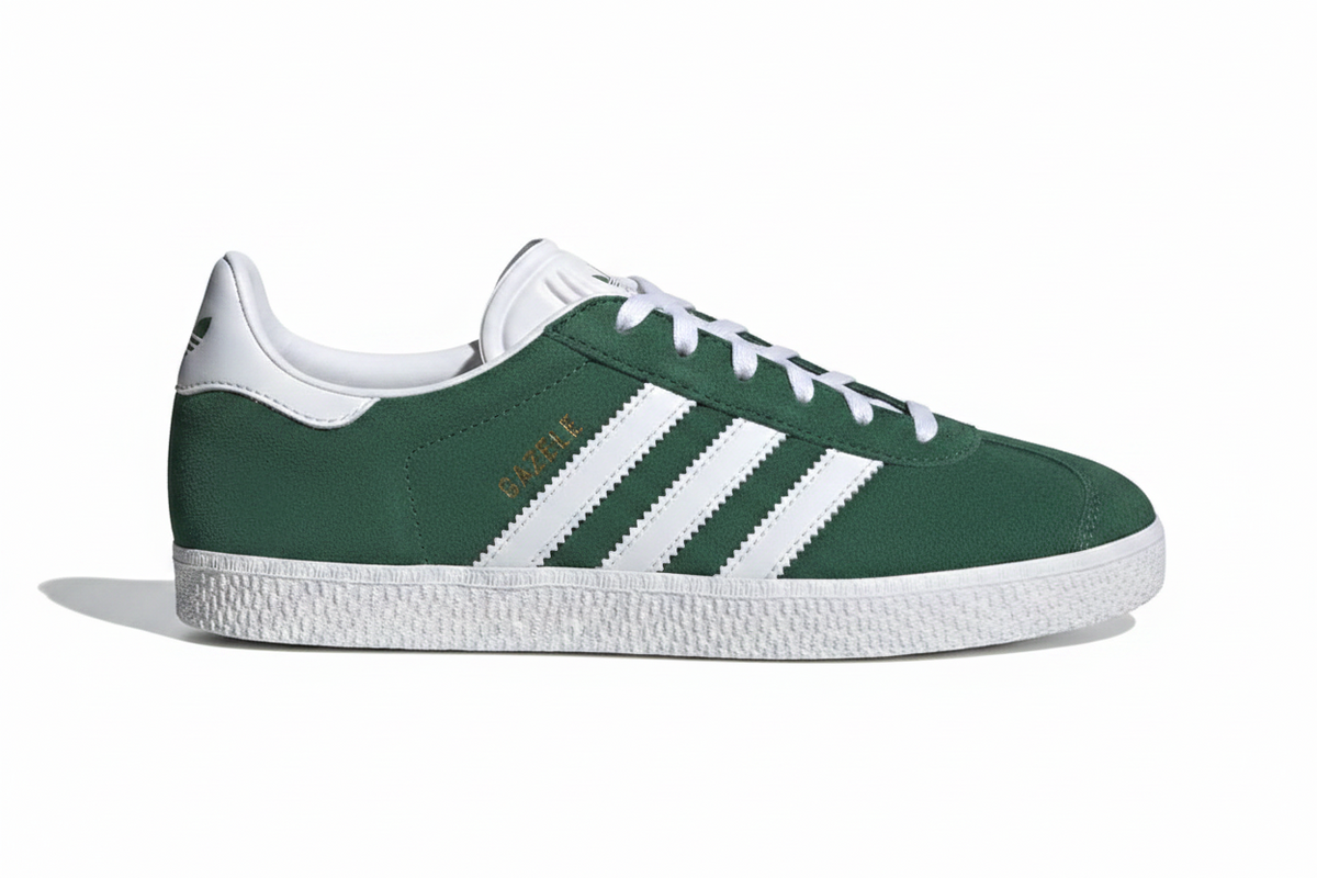 adidas Gazelle Junior Dark Green White