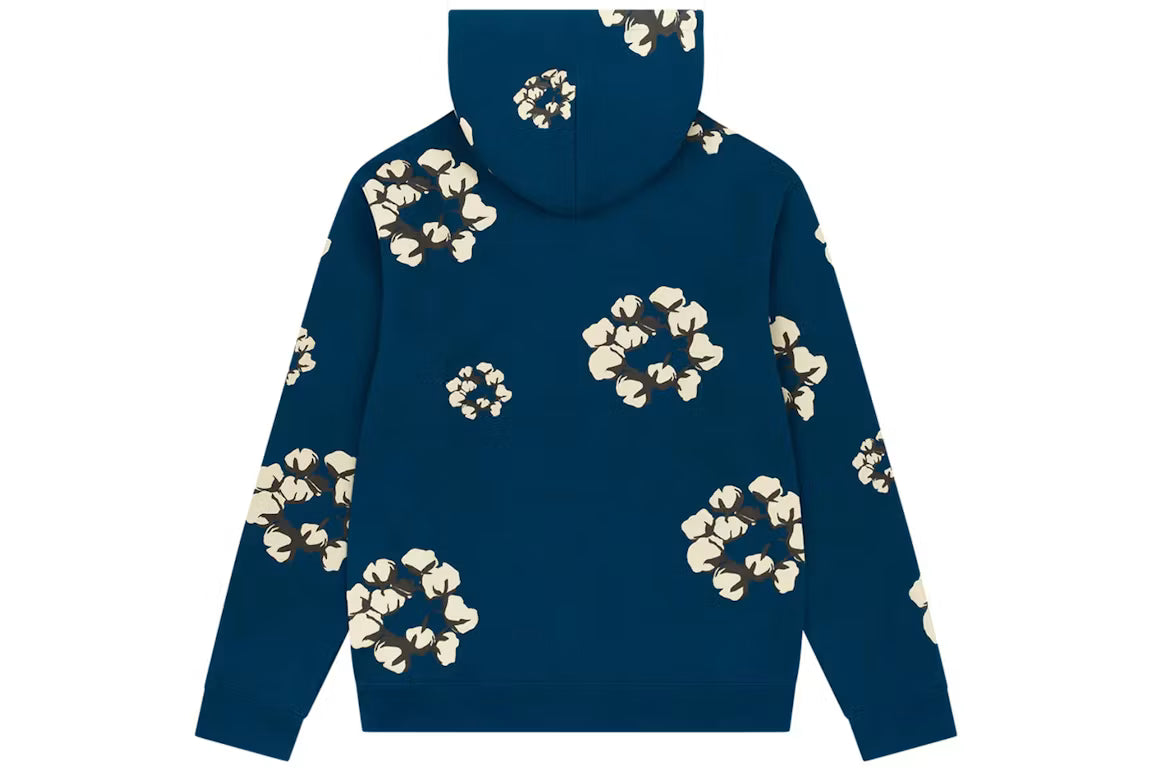 Denim Tears x Cactus Plant Flea Market Cactus Tears Wreath Hoodie Navy