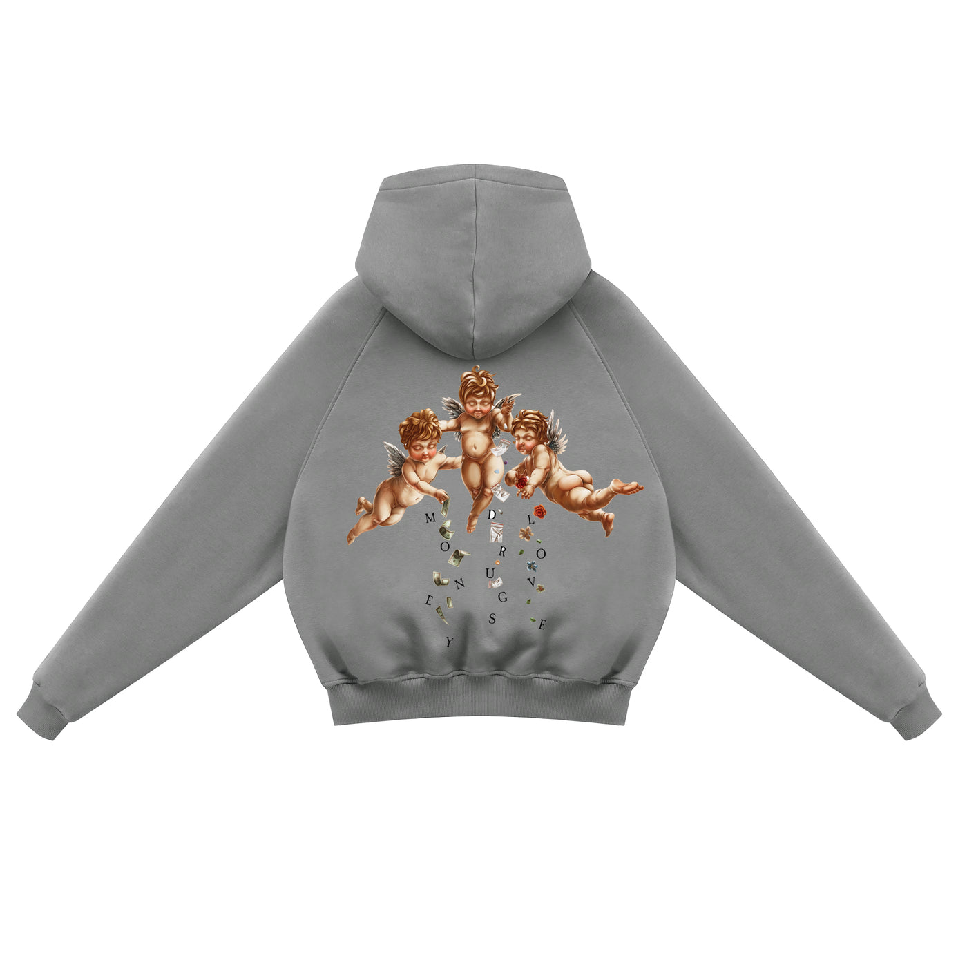 Oddity Angels Hoodie Grey