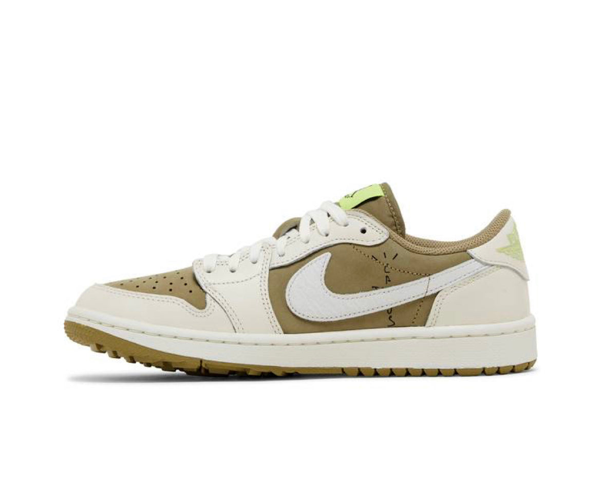 Air Jordan 1 Retro Low Golf Travis Scott Neutral Olive