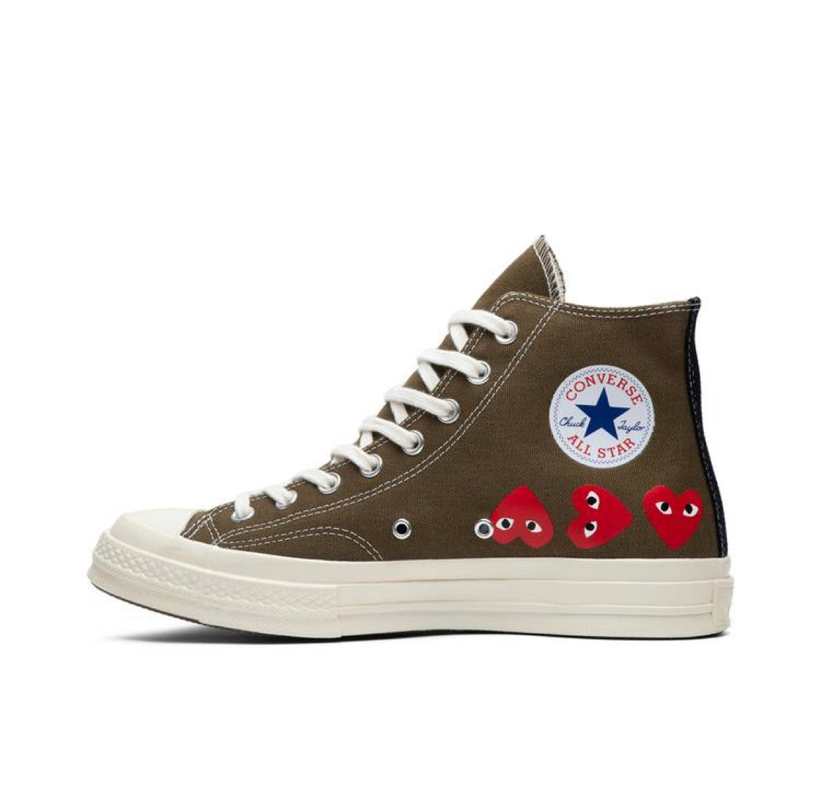 Converse Chuck Taylor All-Star 70 Hi Comme des Garcons Play Multi-Heart Green