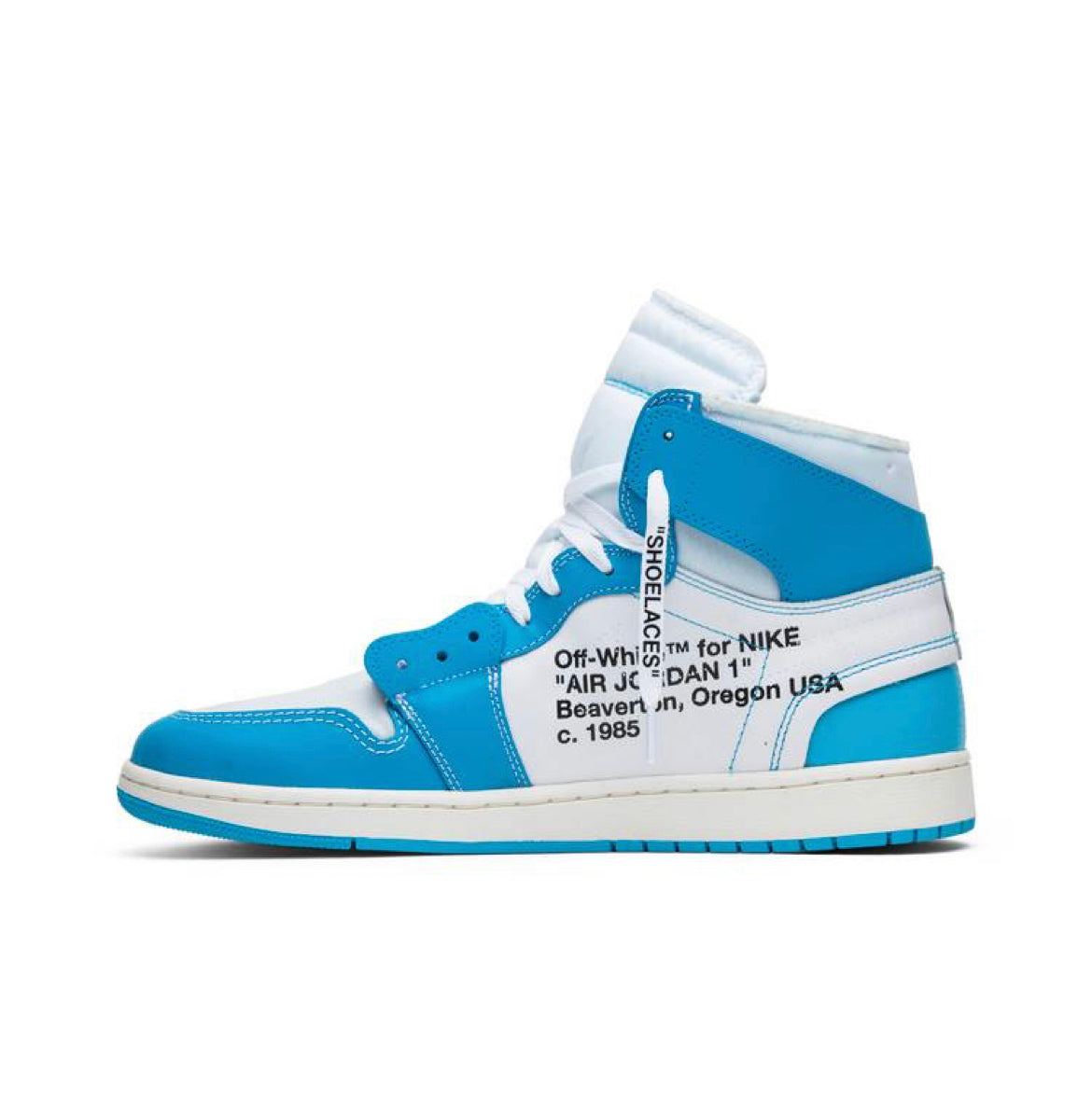 Air Jordan 1 Retro High Off-White University Blue