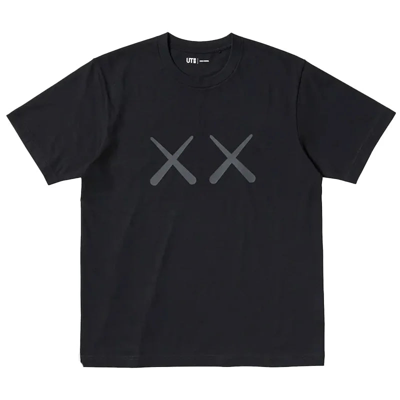 KAWS + WARHOL UT GRAPHIC Tee Black