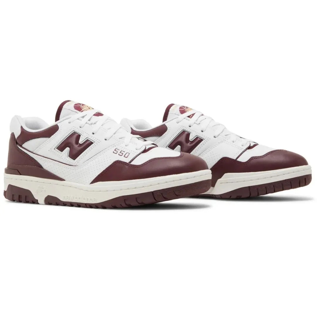 New Balance 550 White Burgundy