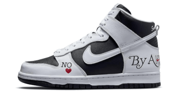 Supreme x Nike SB Dunk High By Any Means Black
