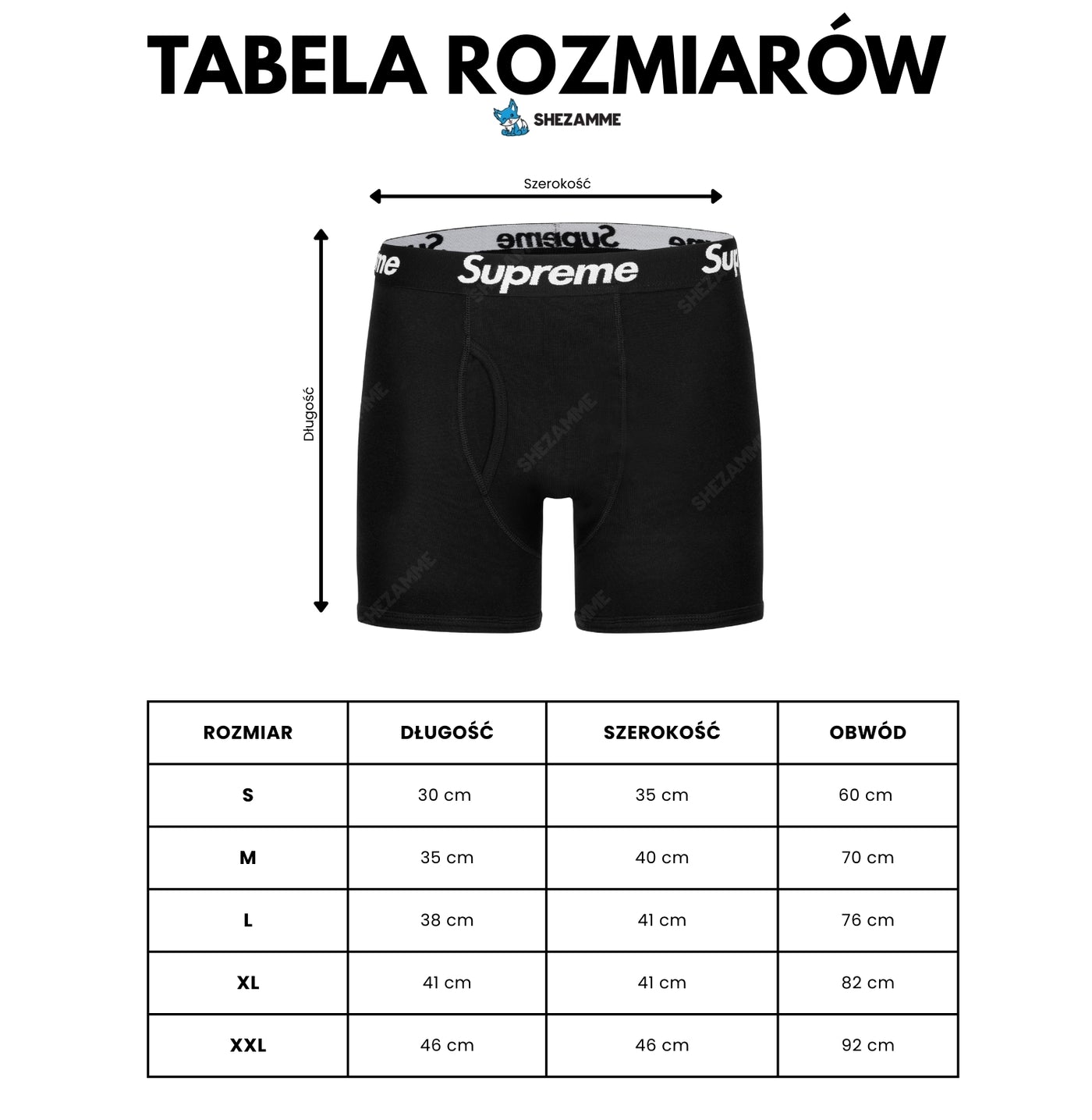 Supreme Boxer Briefs White