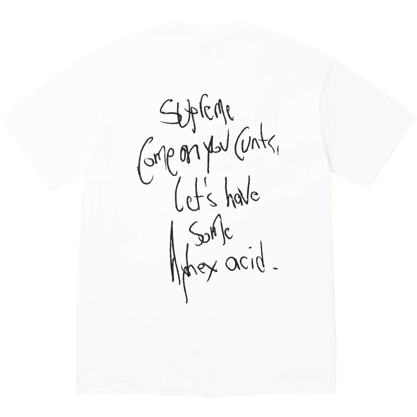 Supreme Aphex Twin Windowlicker Tee White