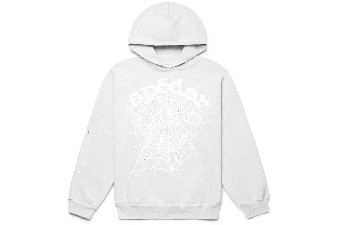 Sp5der OG Web Grey Hoodie