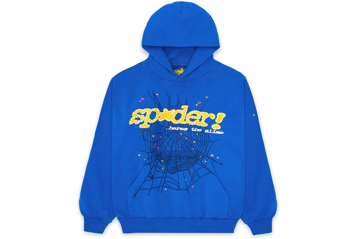 Sp5der TC Hoodie Blue