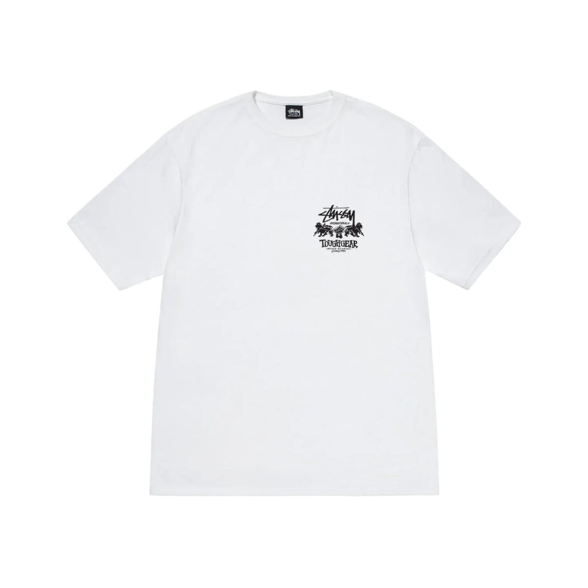Stussy Tough Gear Tee White