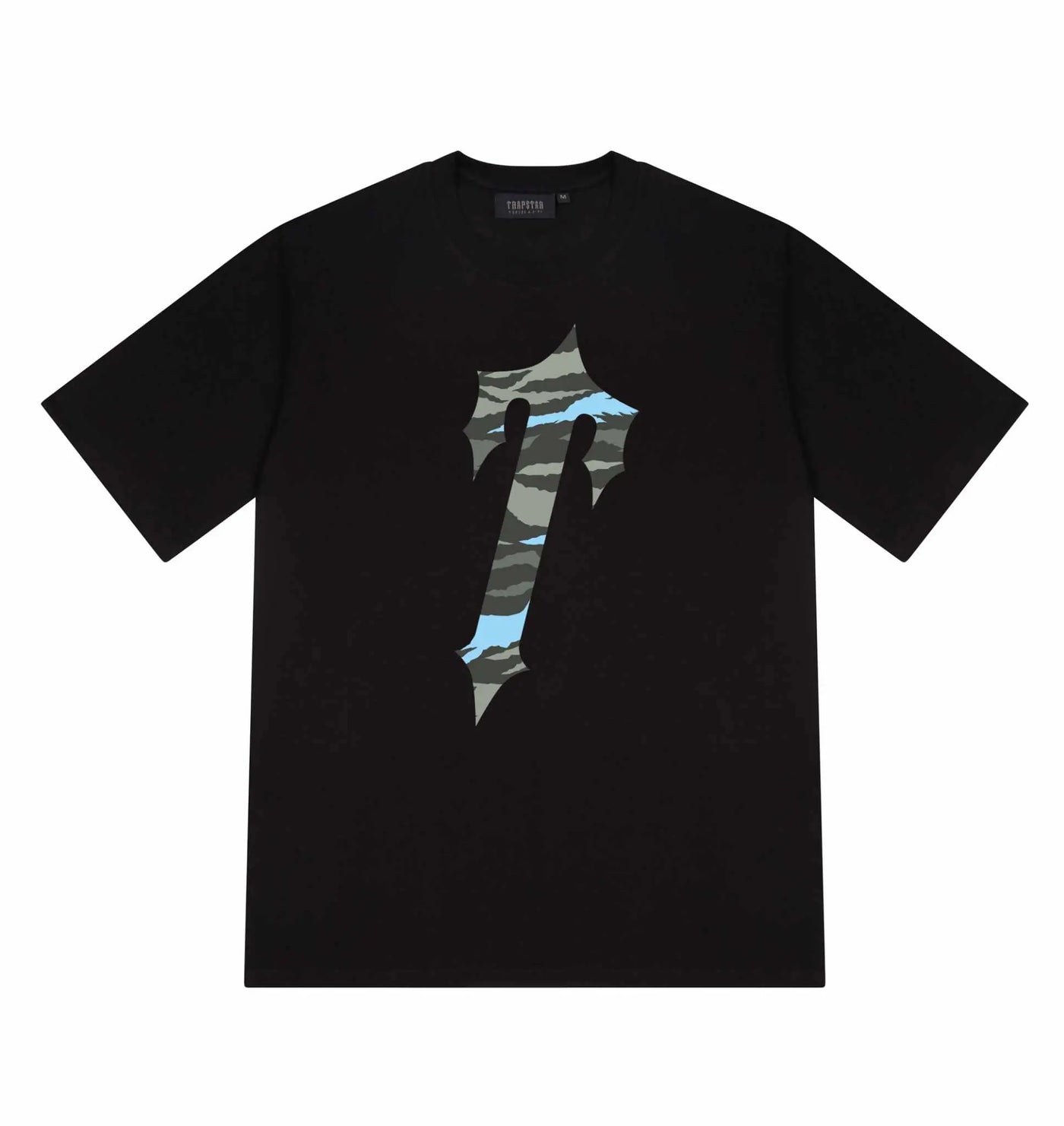Trapstar Decoded All Terrain Tee Black/Blue Camo