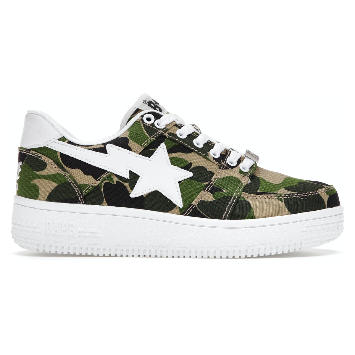 A Bathing Ape Bape Sta Low ABC Camo 20th Anniversary Green