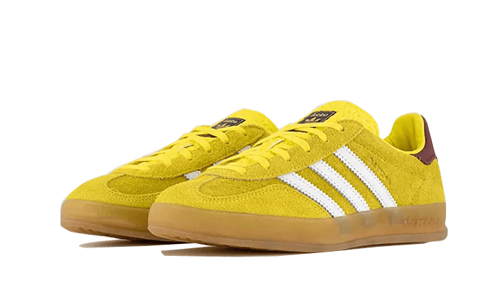 adidas Gazelle Indoor Bright Yellow Burgundy