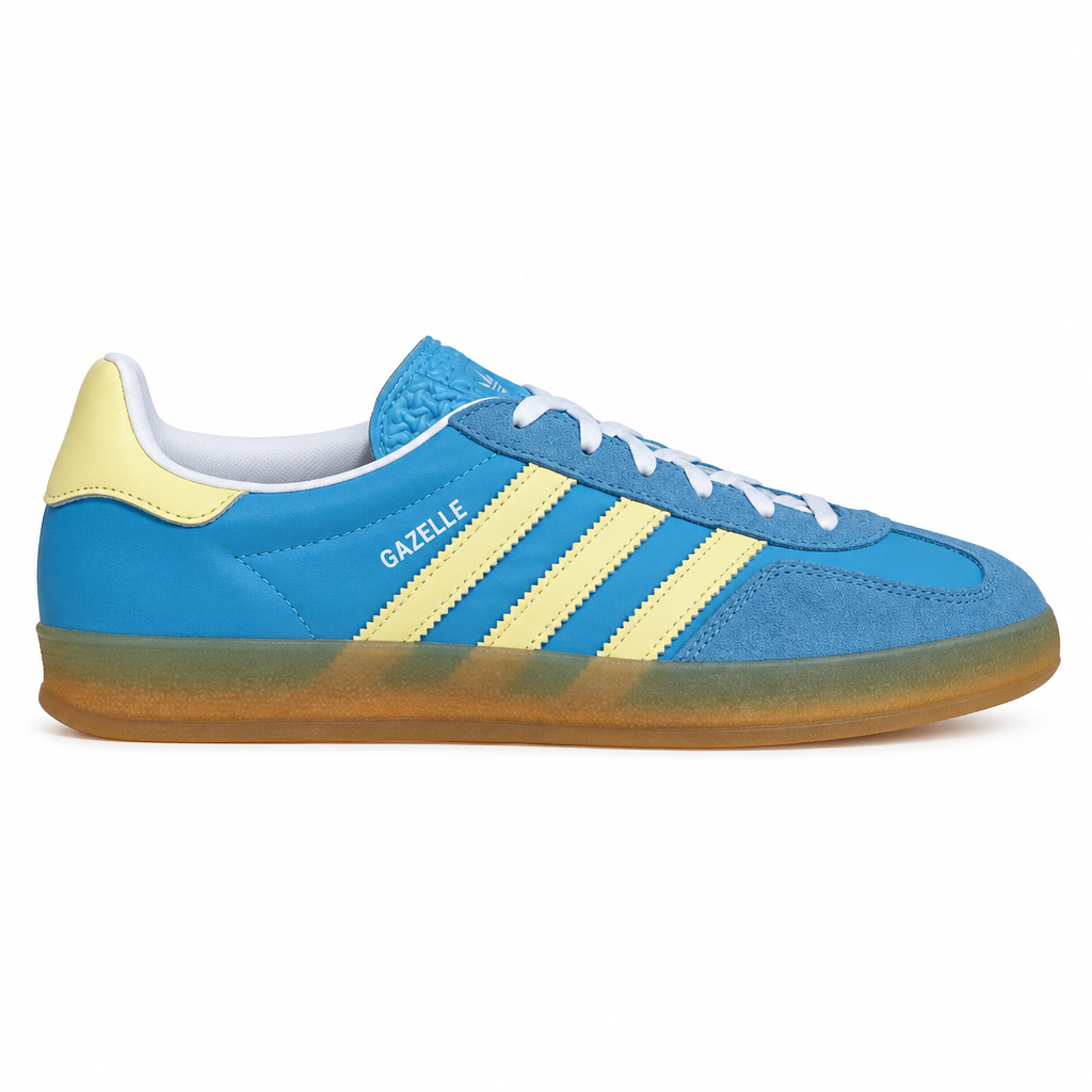 adidas Gazelle Indoor Semi Blue Burst Almost Yellow