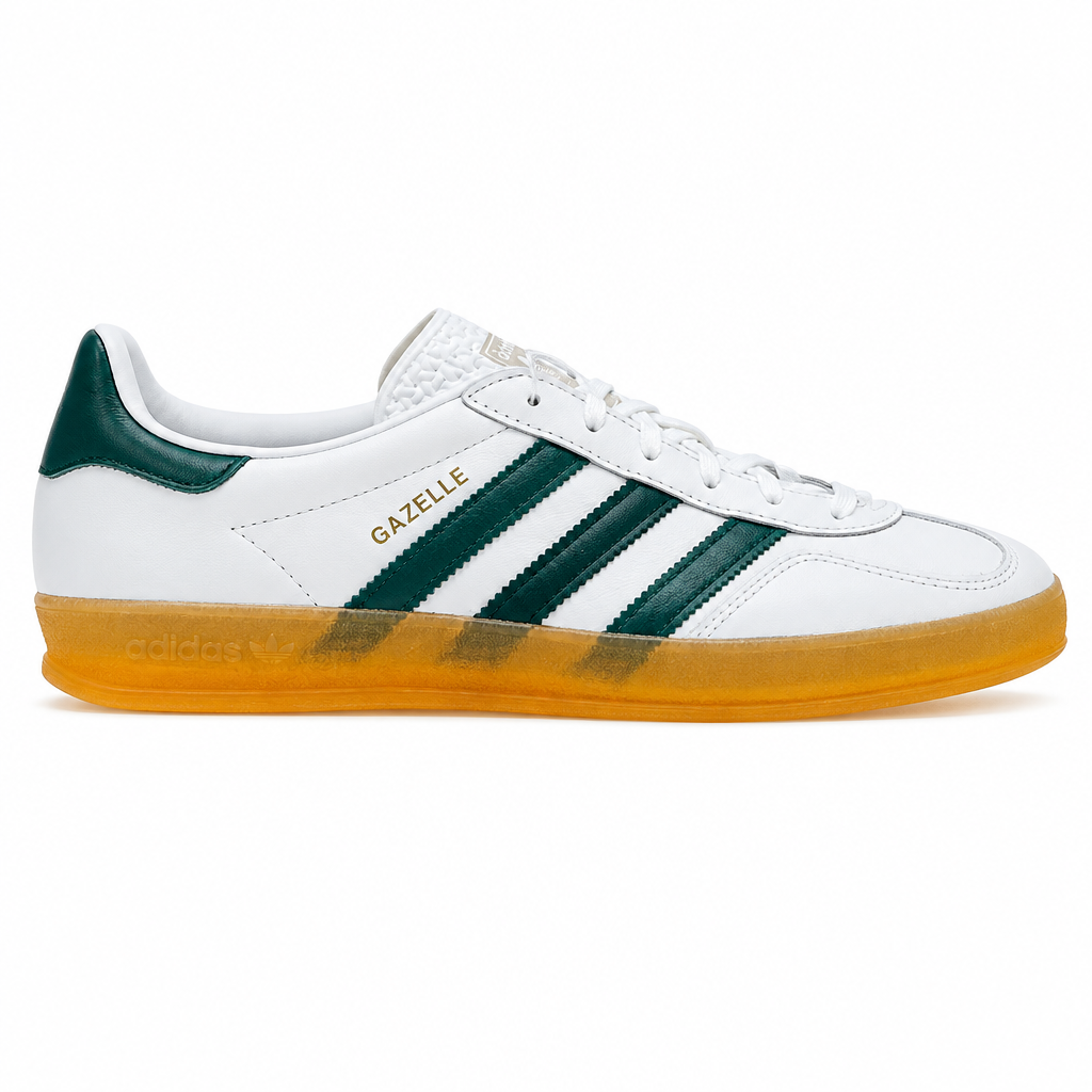 adidas Gazelle Indoor White Collegiate Green