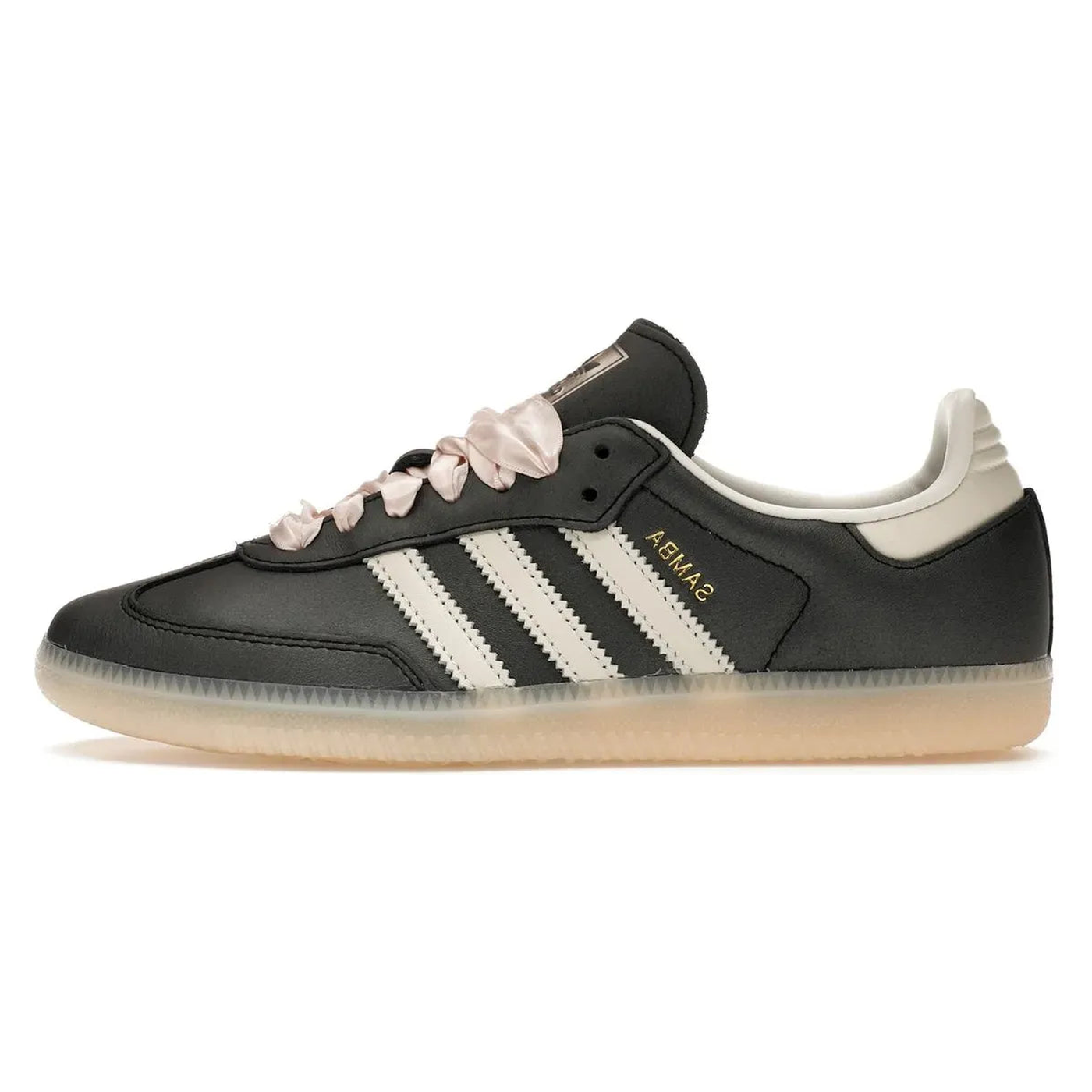 adidas Samba OG Black Pink Ribbon Laces