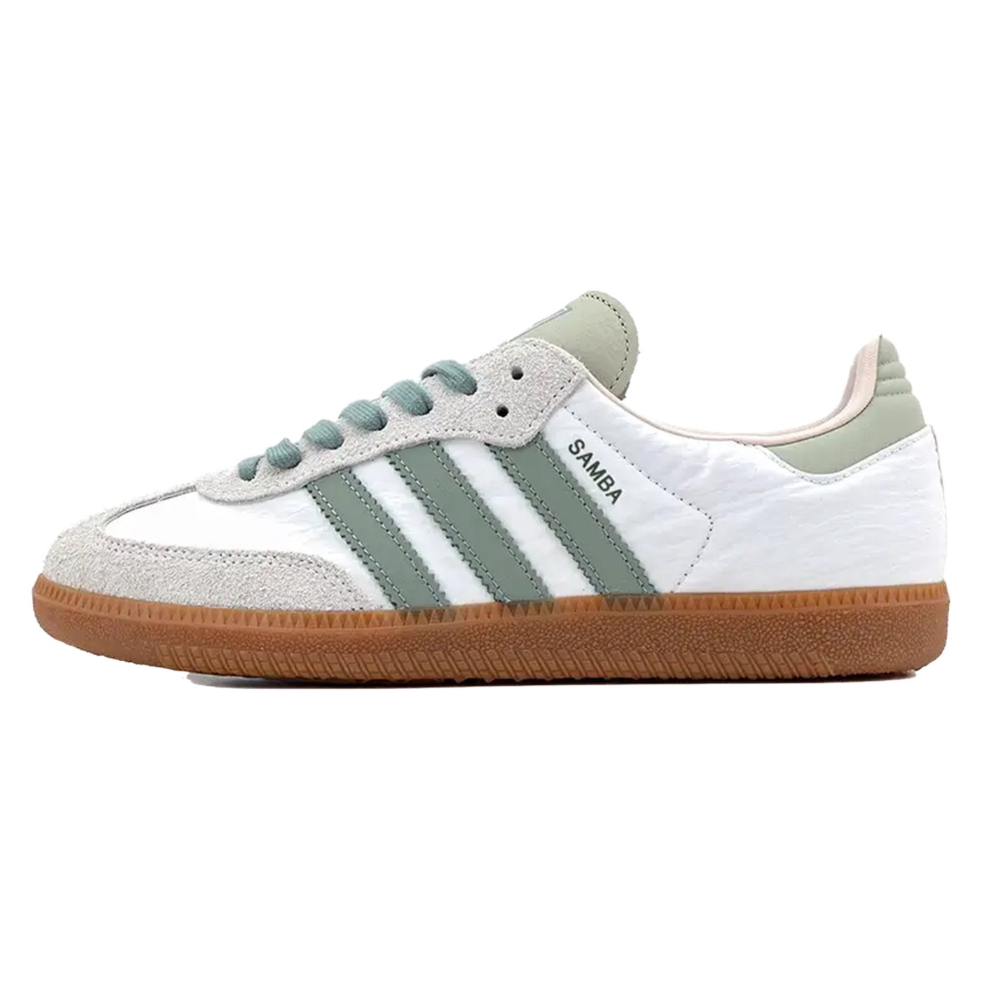 adidas Samba OG Cloud White Silver Green
