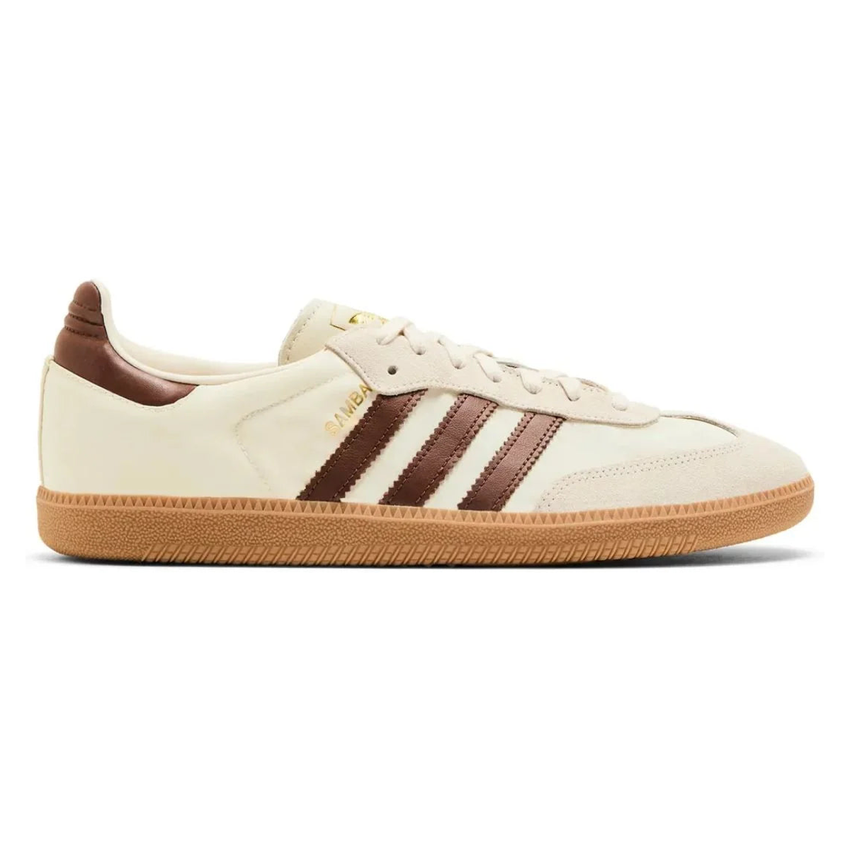 Adidas Samba OG krémově bílá, použitá, hnědá