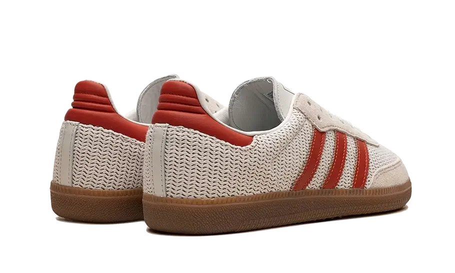 adidas Samba OG Crystal White Preloved Red