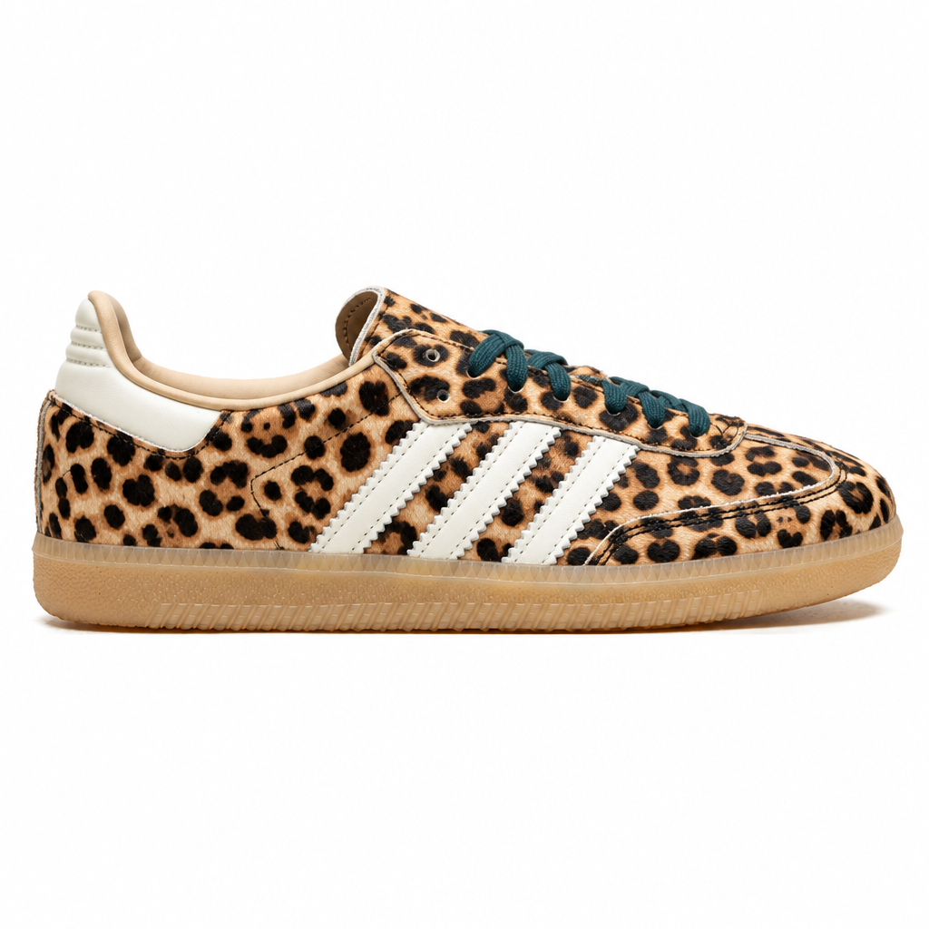 adidas Samba OG Leopard Magic Beige (Women's)