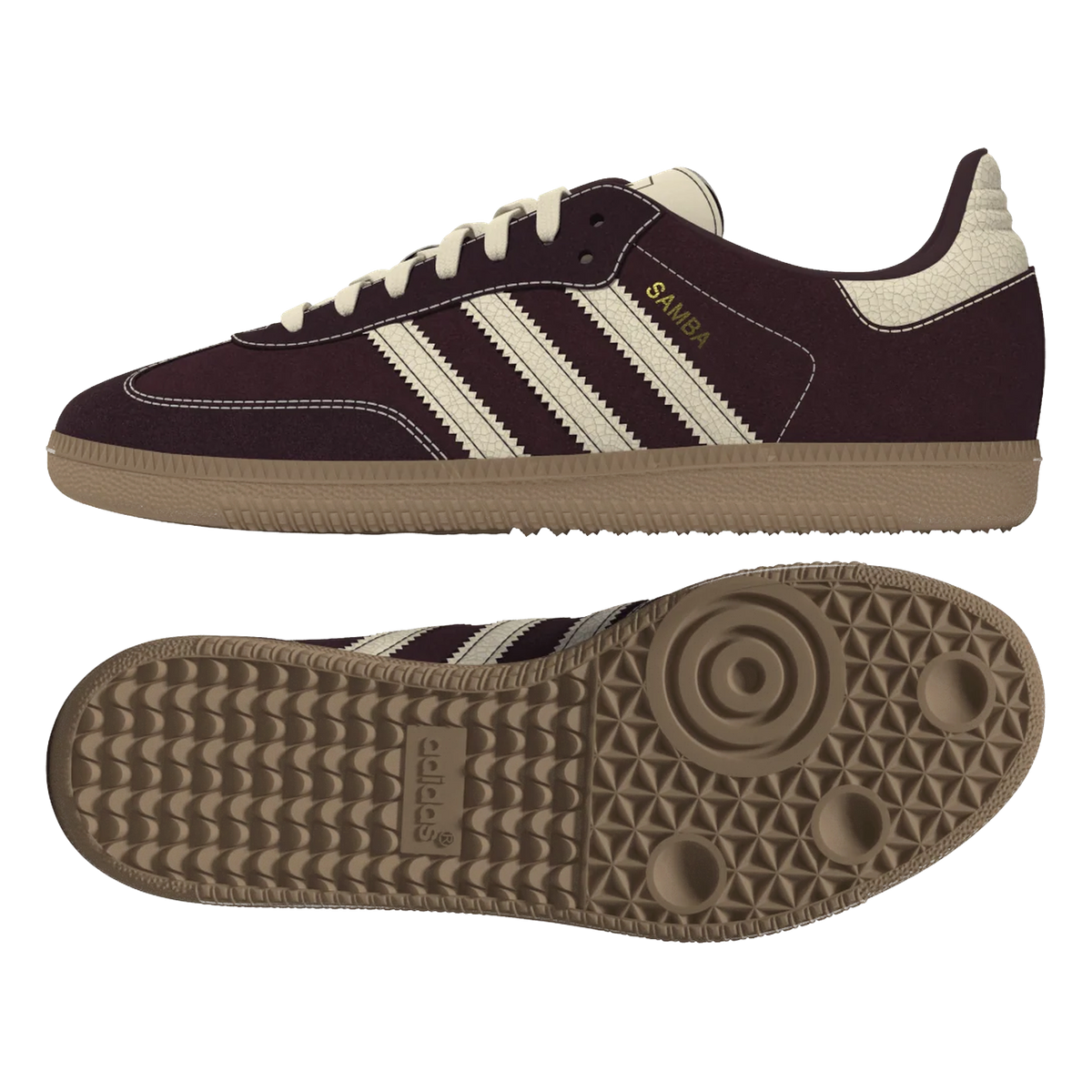 adidas Samba OG Shadow Red Warm Vanilla
