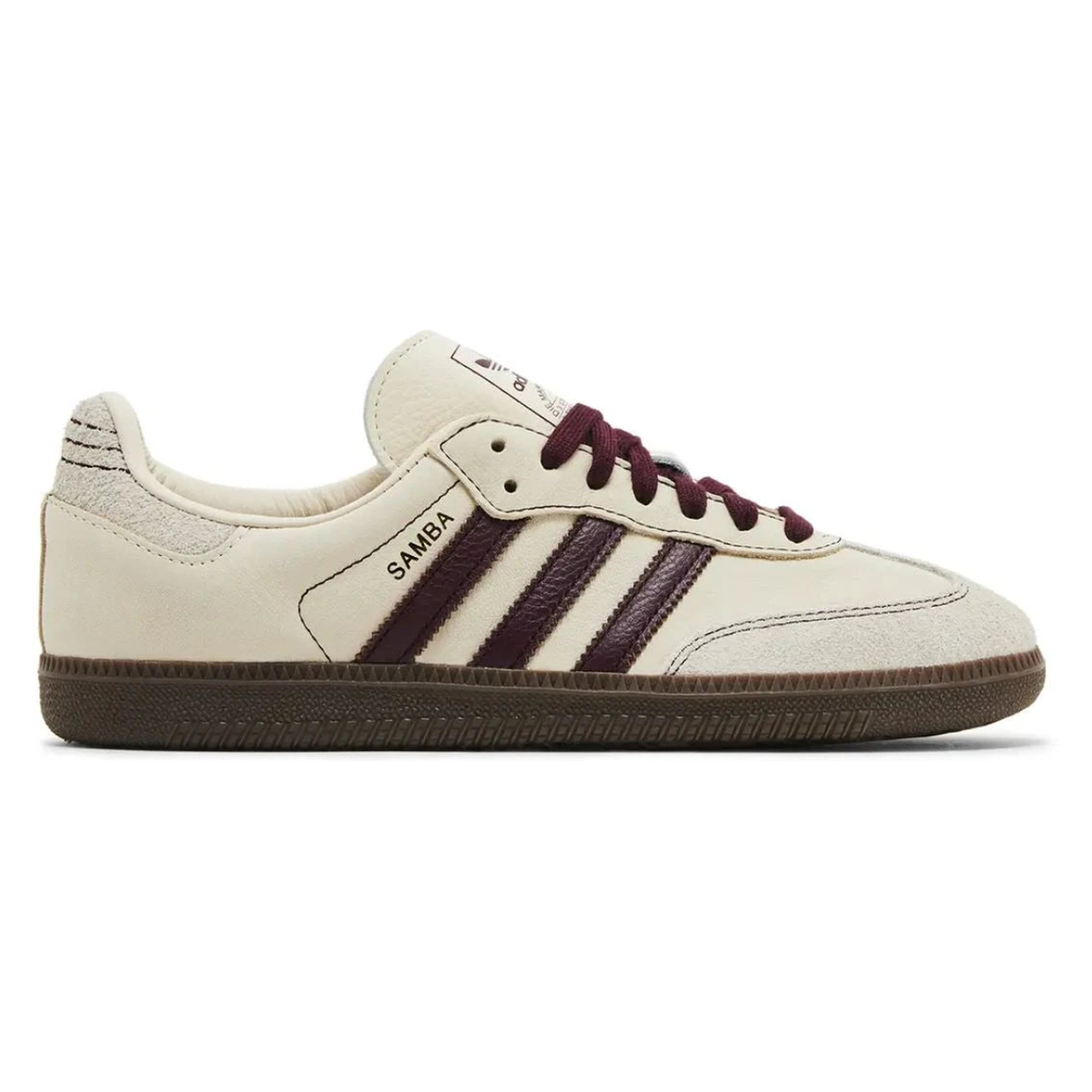 Adidas Samba OG Wonder White Maroon