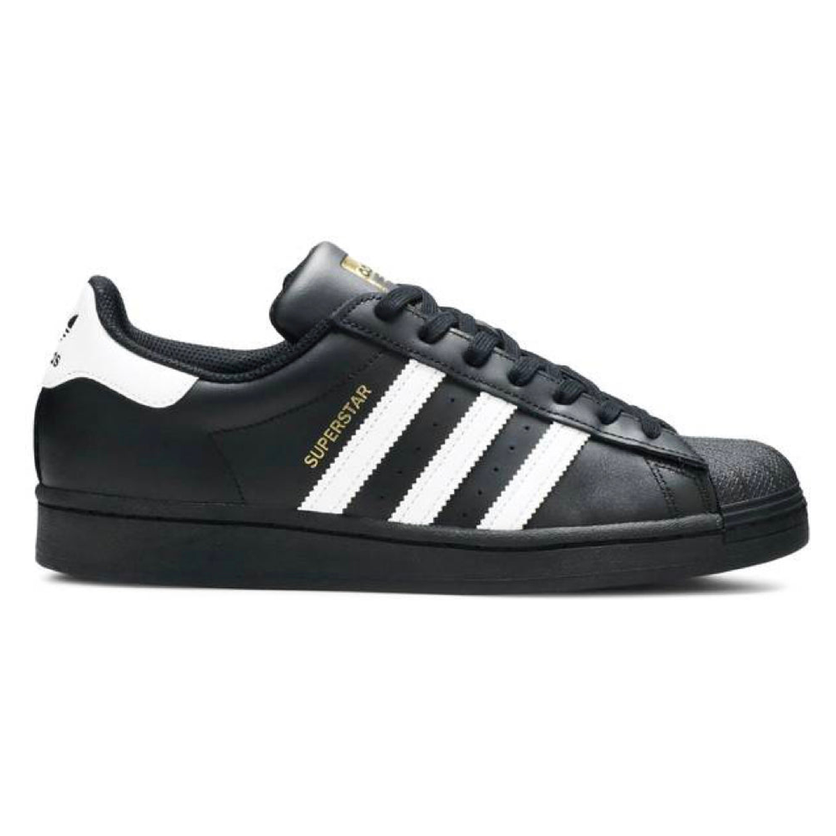 Adidas Superstar Core Black Cloud White Gold