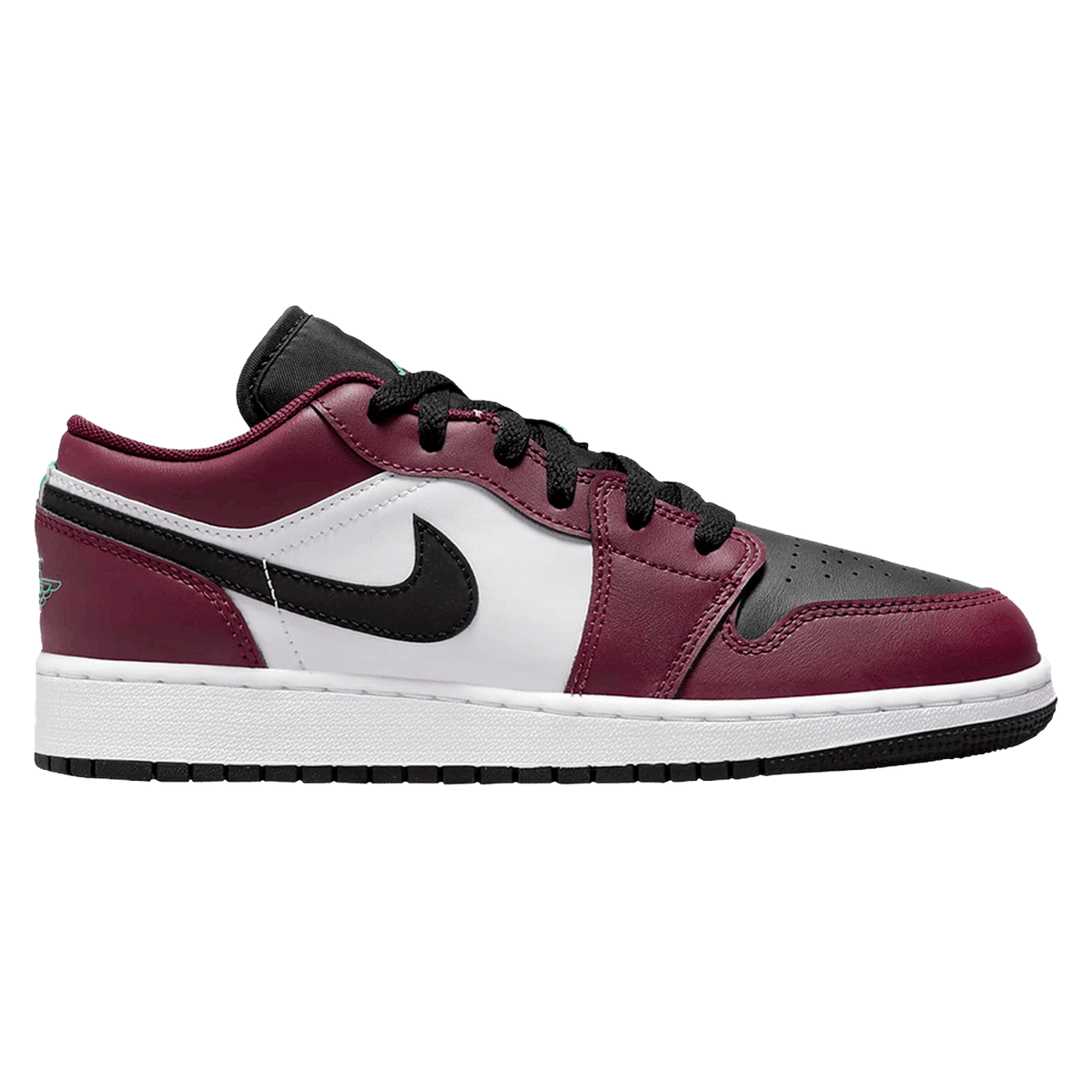 Air Jordan 1 Low Dark Beetroot Roma Green