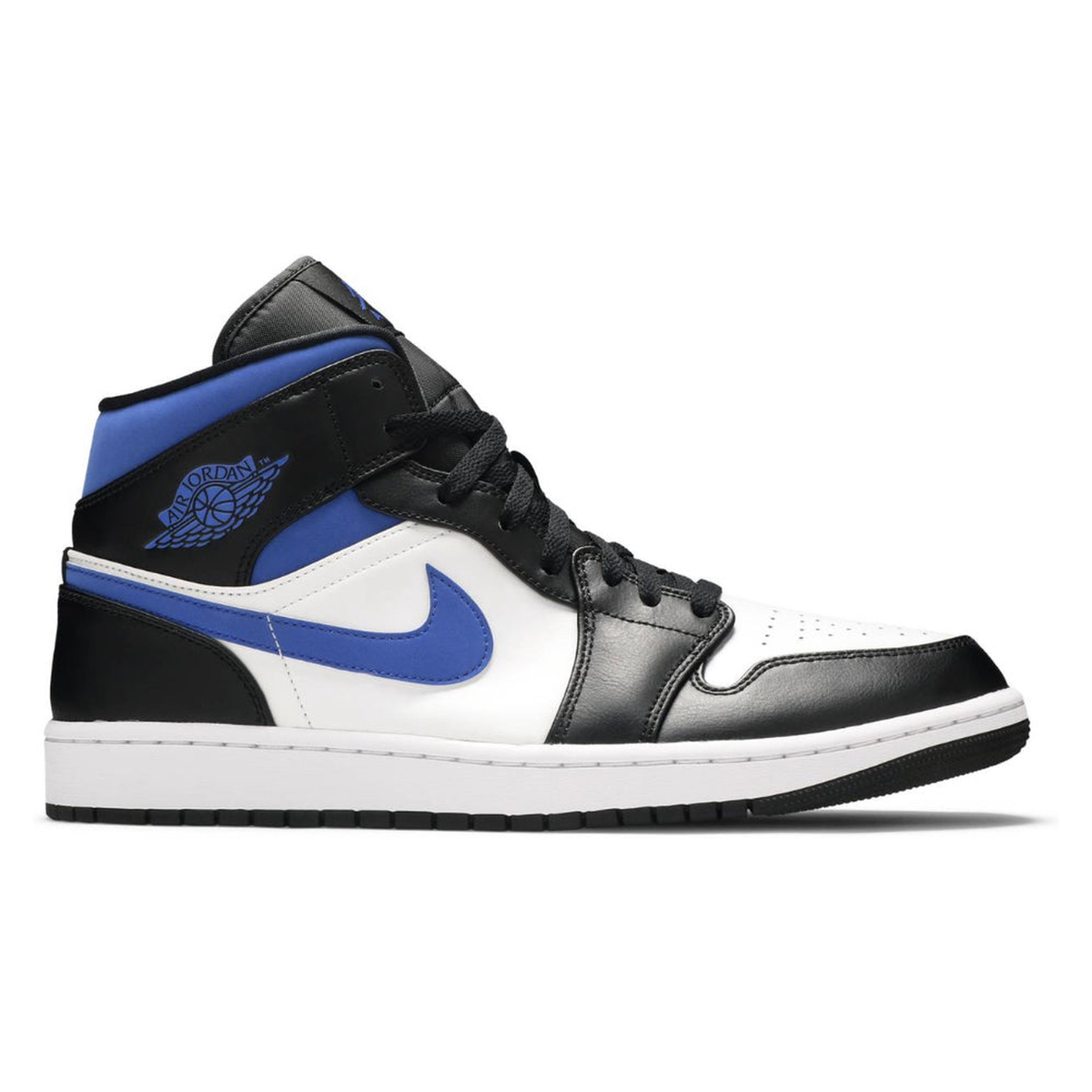 Air Jordan 1 Mid "White Black Royal"