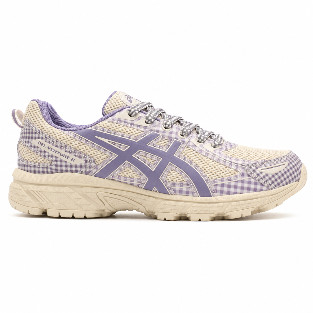 Asics Gel-Venture 6 Story mfg. Vanilla Violet Quartz Gingham