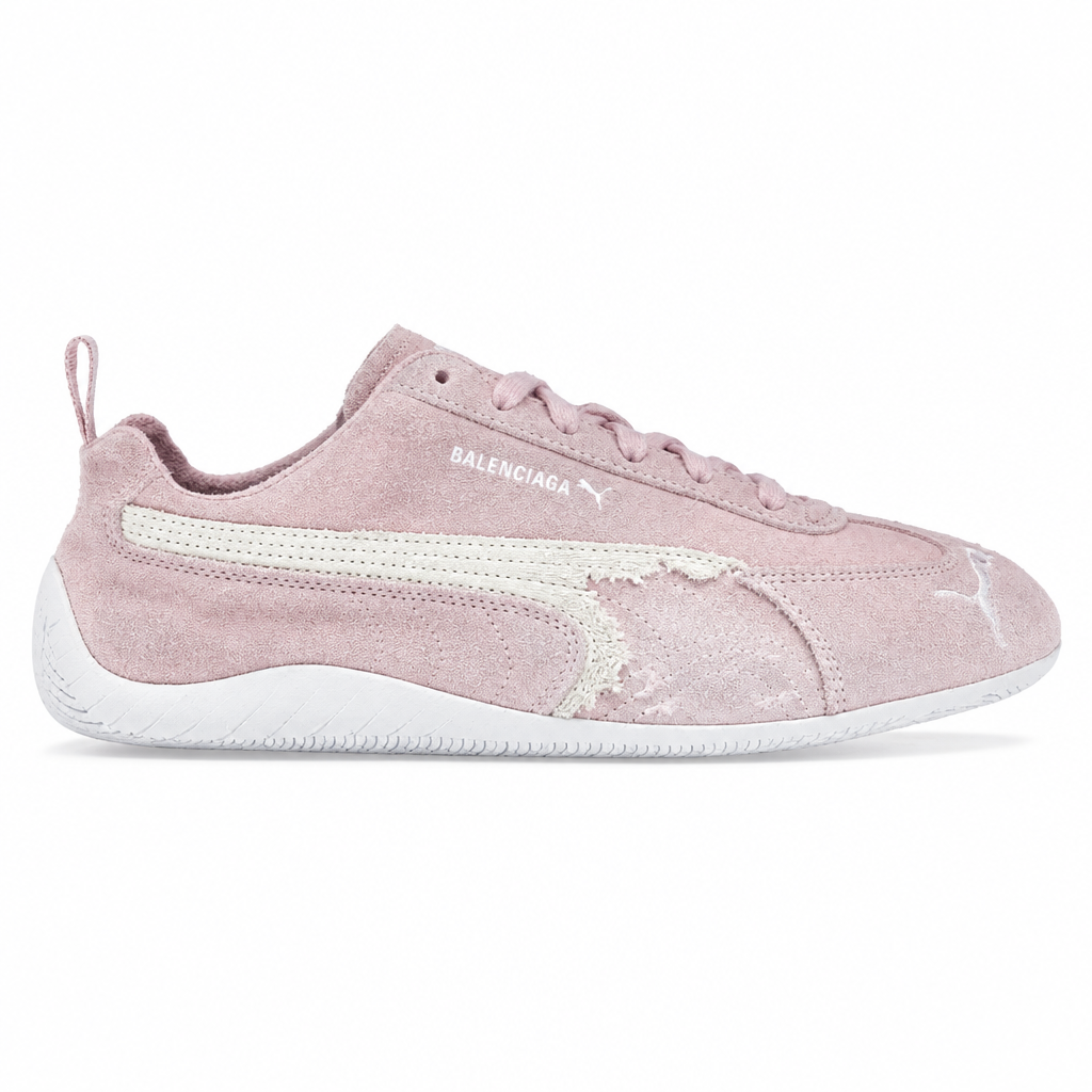 Balenciaga x Puma Speedcat Suede Distressed Pink White