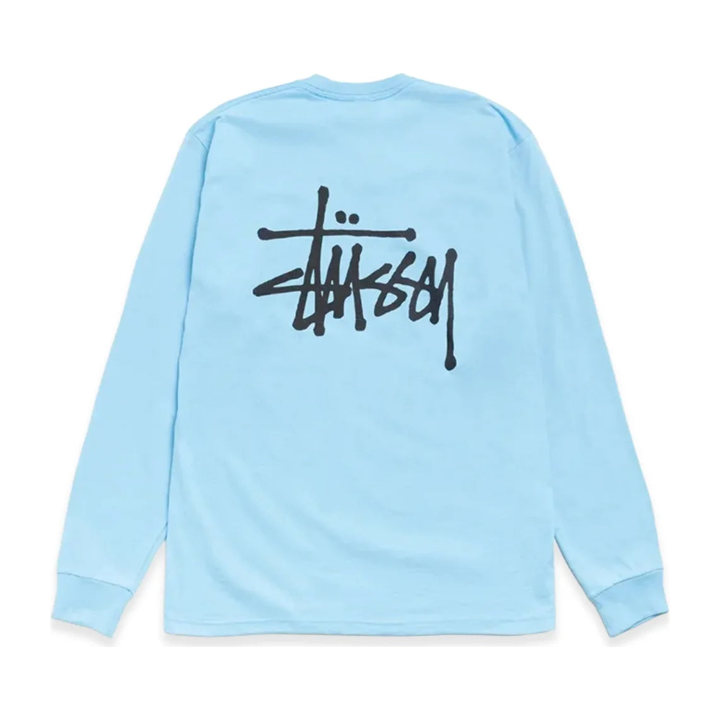 Basic Stussy LS Tee Sky Blue