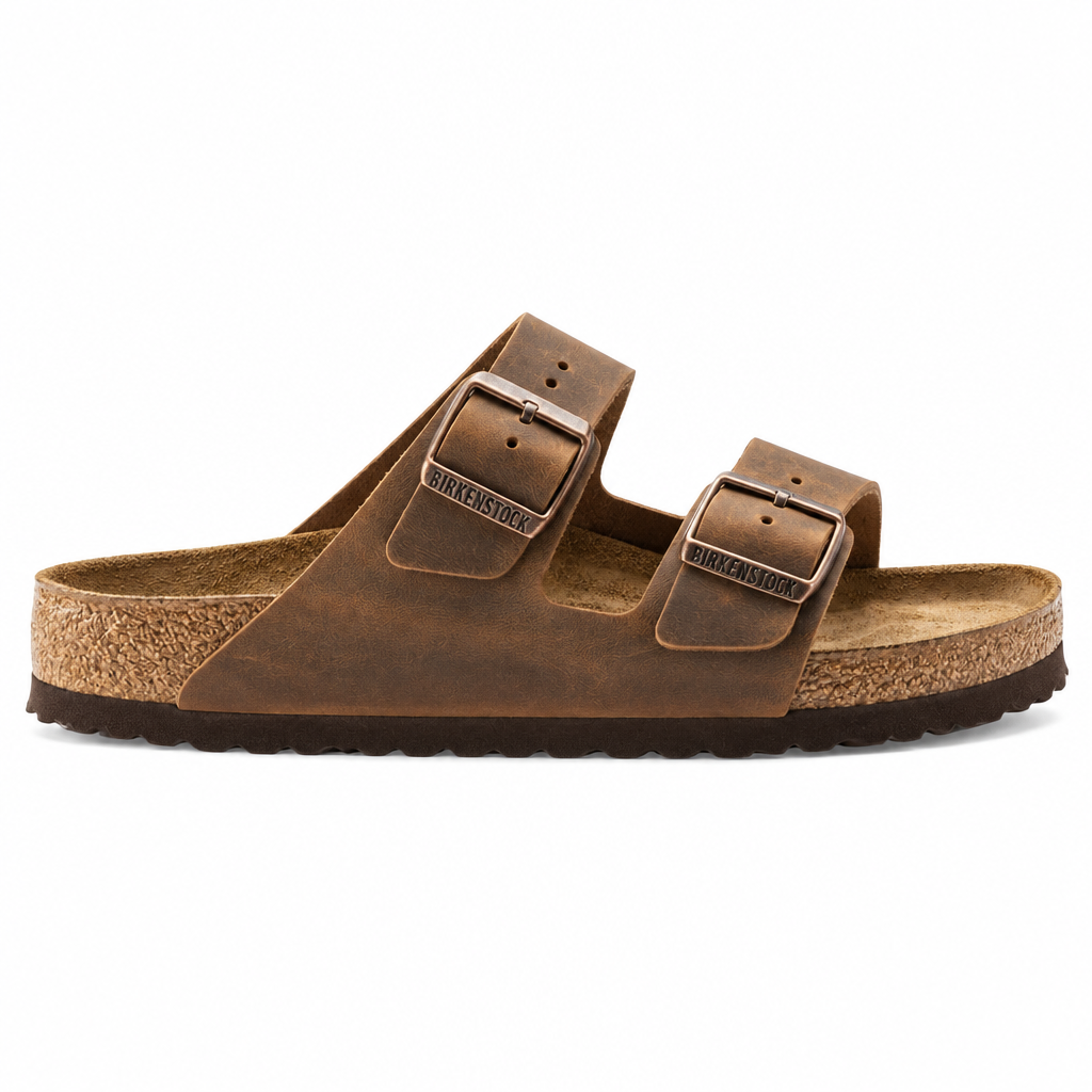 Birkenstock Arizona Soft Footbed Oiled Leather Tobacco Brown