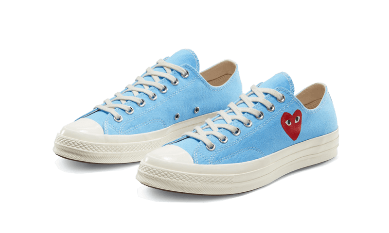 Comme des Garçons x Converse Chuck Taylor All-Star 70s Ox CDG PLAY Bright Blue