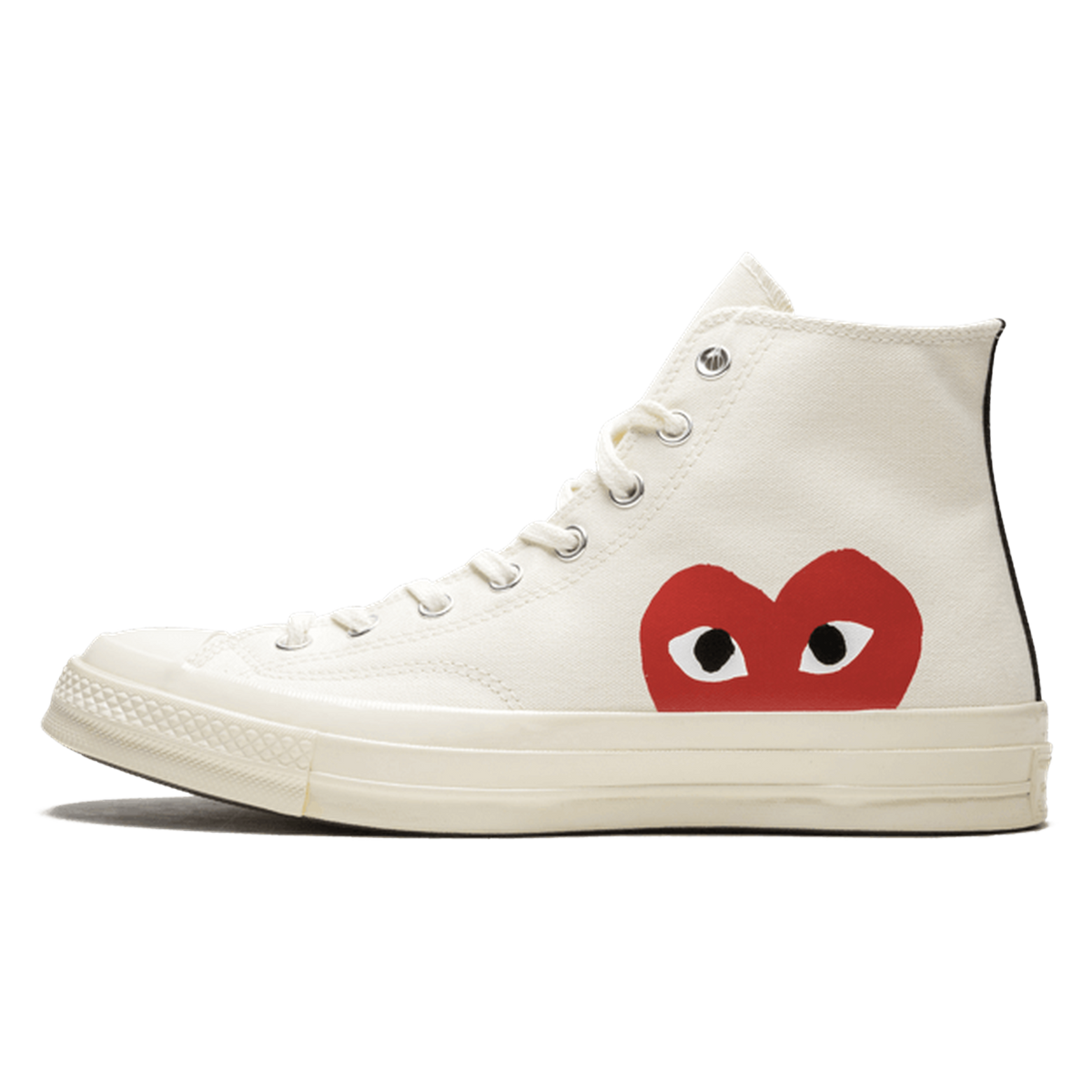 Comme des Garçons x Converse Chuck Taylor All-Star 70s Hi CDG PLAY White