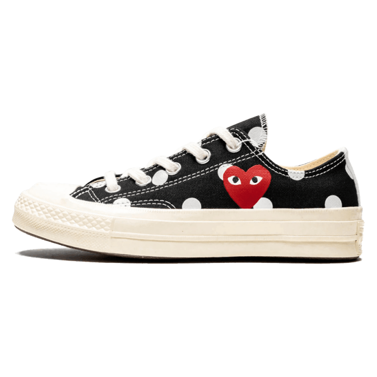 Comme des Garçons x Converse Chuck Taylor All-Star 70s Ox CDG PLAY Polka Dot Black