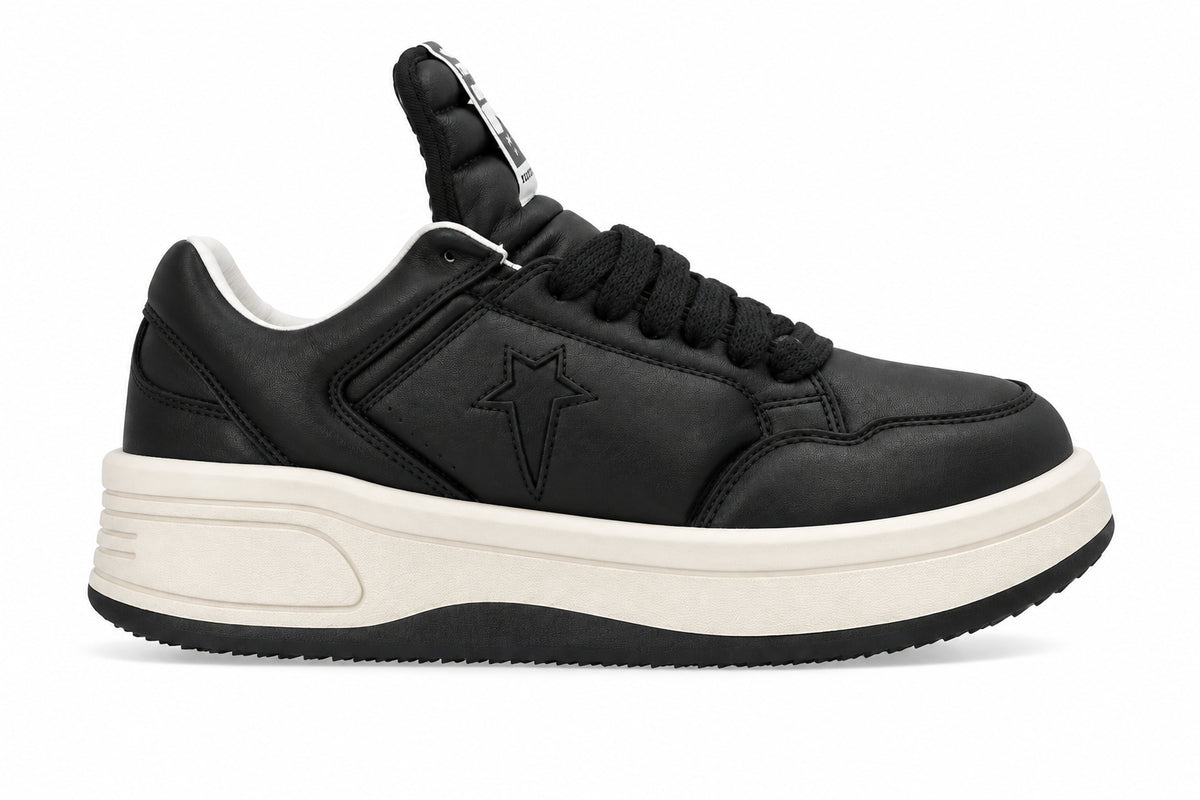 Rick Owens DRKSHDW x Converse TURBOWPN Low Black Cloud Cream