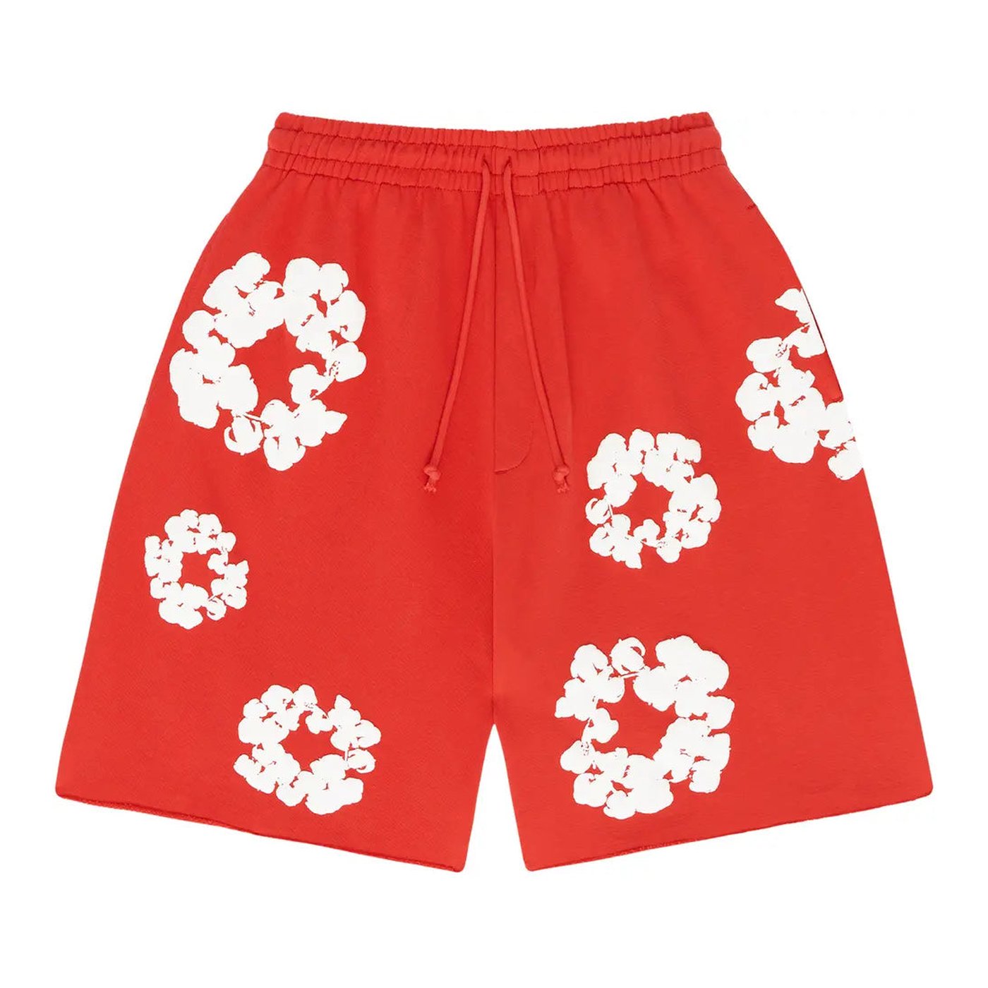Denim Tears The Cotton Wreath Shorts Red