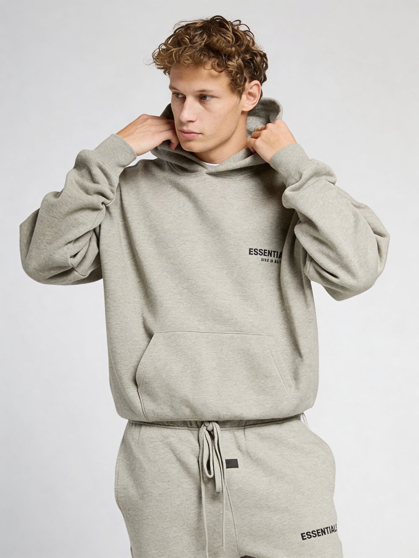 Essentials Hoodie Dark Oatmeal
