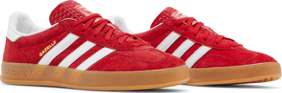 Adidas Gazelle Scarlet Cloud White