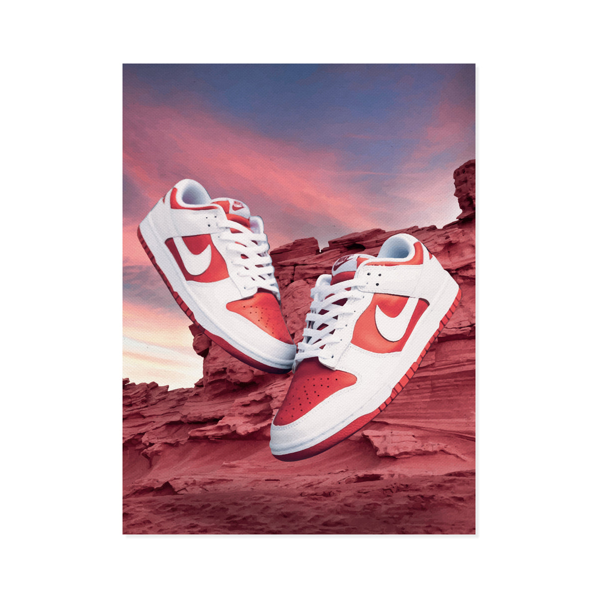 Obraz na płótnie Nike Dunk Low Retro University Red