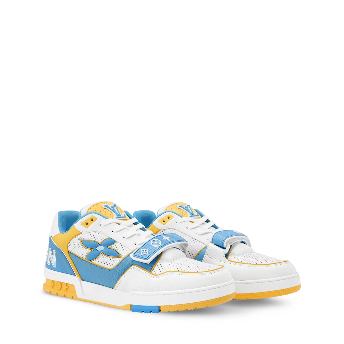 Louis Vuitton LV Trainer Yellow Blue