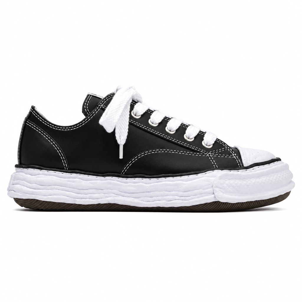 Maison Mihara Yasuhiro Peterson 23 OG Sole Leather Low Black