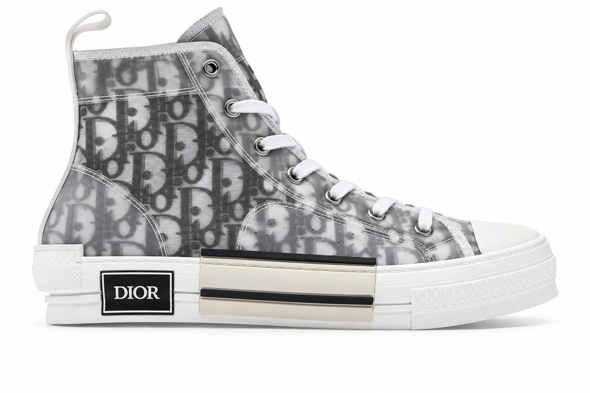 Dior B23 Sneaker Haute Tissu Oblique