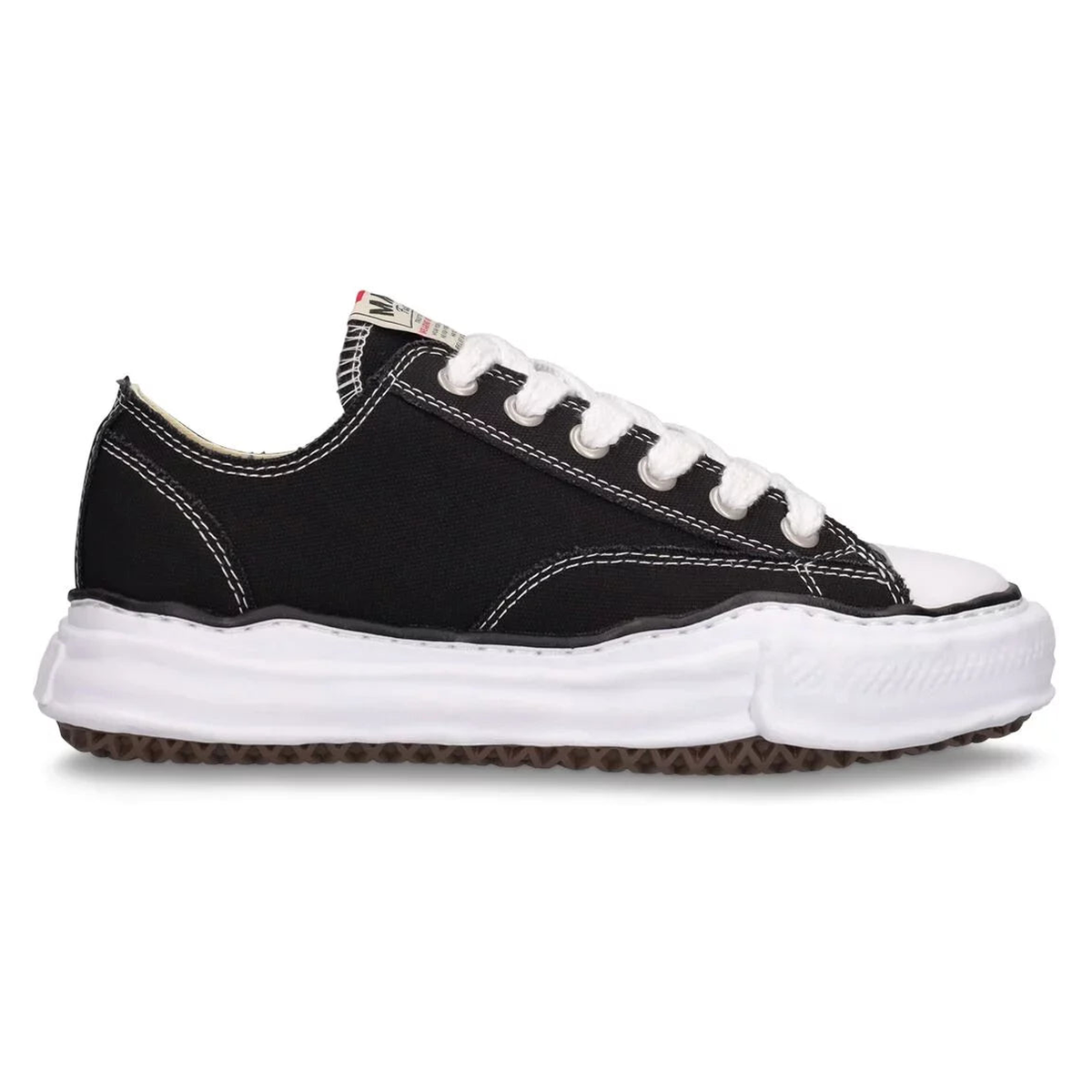 Mihara Yasuhiro Peterson Low OG sole canvas sneakers black