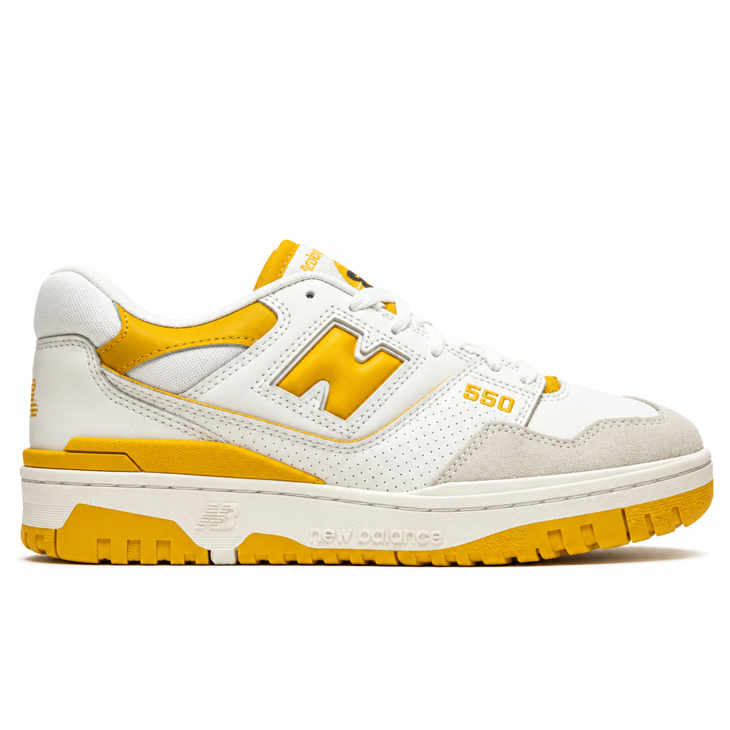 New Balance 550 Sea Salt Varsity Gold