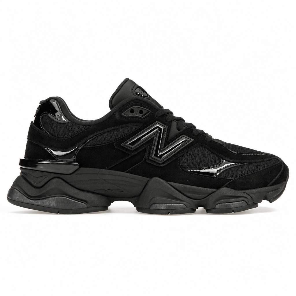 New Balance 9060 Triple Black Patent