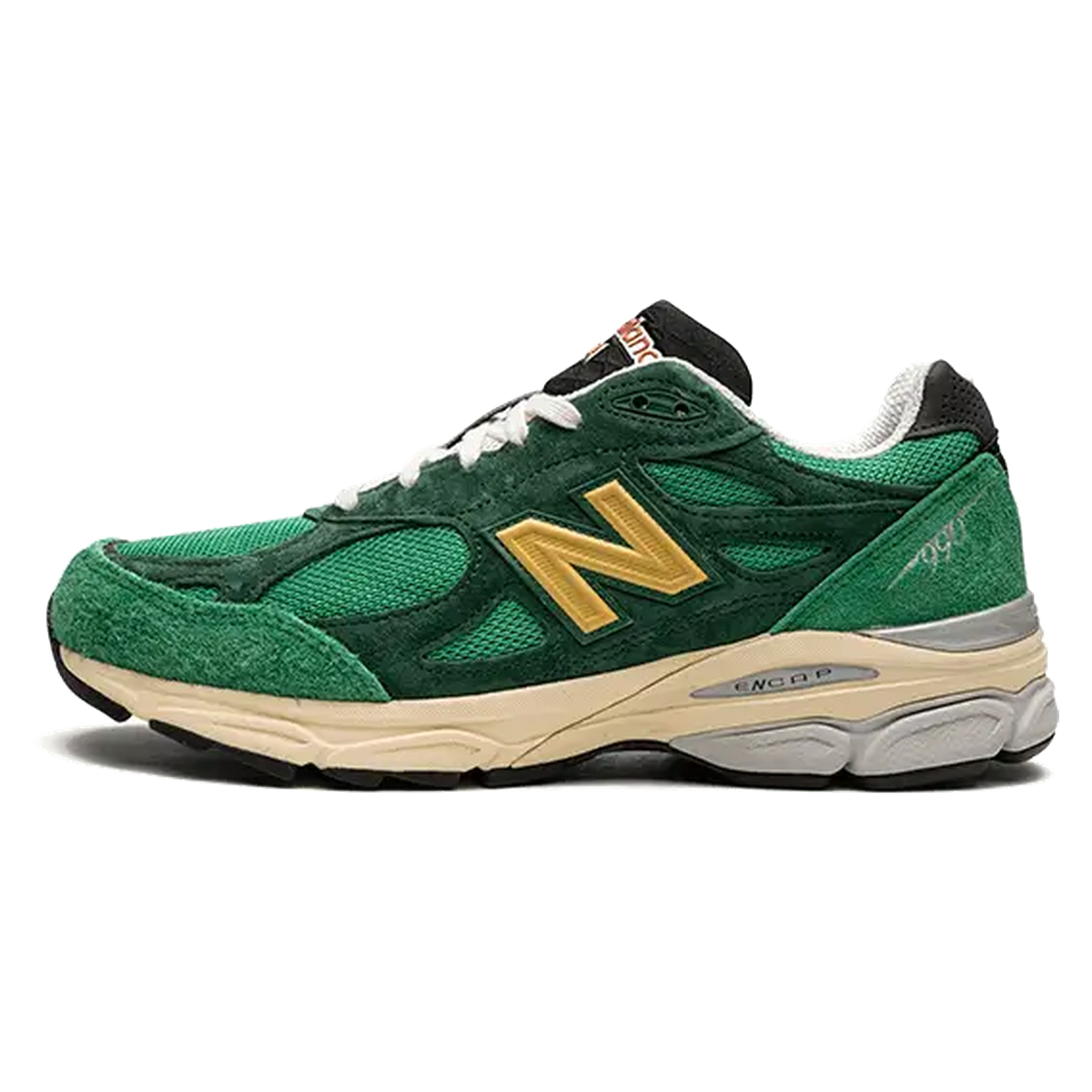 New Balance 990 V3 MiUSA Teddy Santis Green Gold